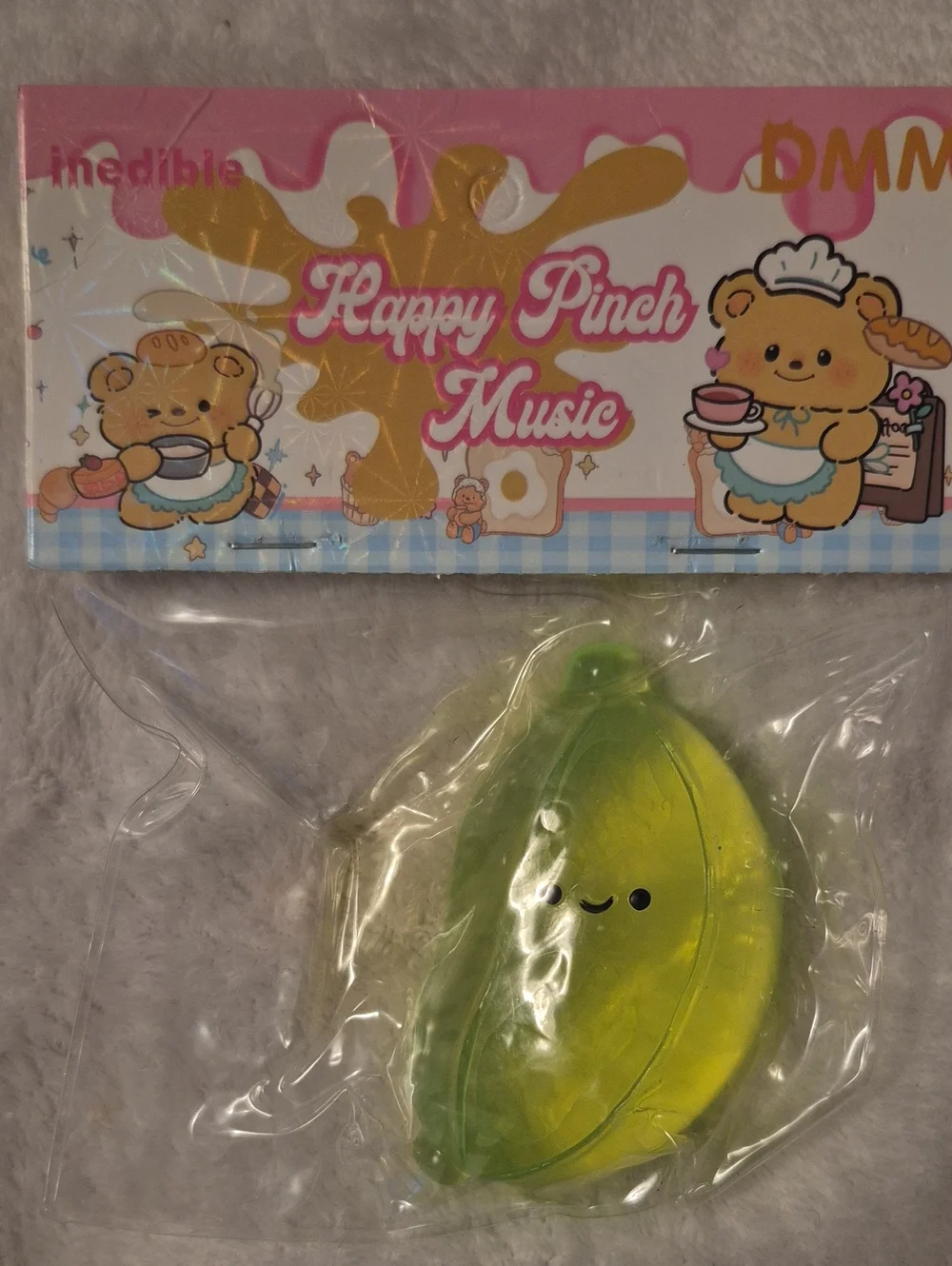 Happy Pinch Music Squeeze Toy Pack — Blue, Green, Yellow, Pink, Red